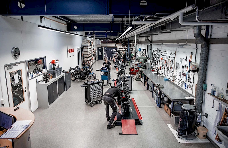 Yamaha-Werkstatt